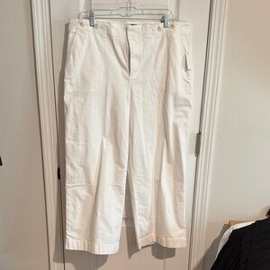 Talbots Wide-Leg Crop Jean